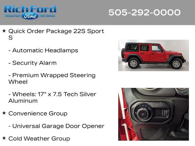 Used 2023 Jeep Wrangler Unlimited Sport AWD/4WD image 22