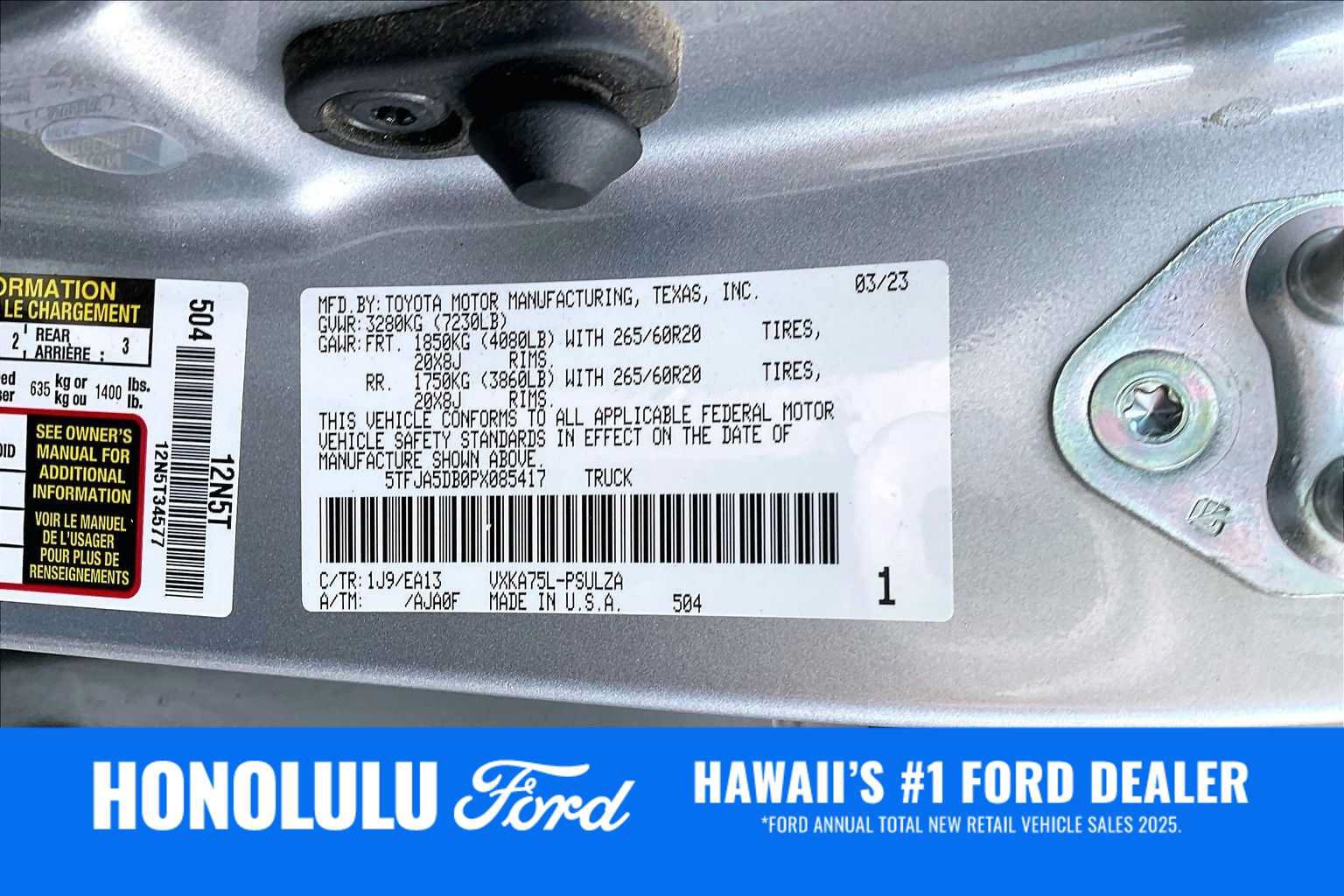 Used 2023 Toyota Tundra Limited AWD/4WD image 20