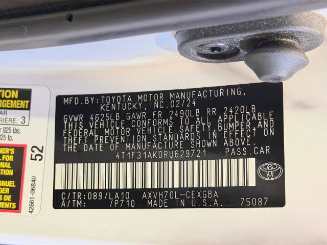 Used 2024 Toyota Camry XLE w/ Navigation Package FWD image 22