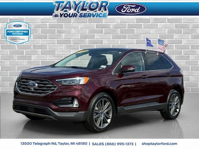 Certified 2022 Ford Edge Titanium w/ Equipment Group 301A image 1
