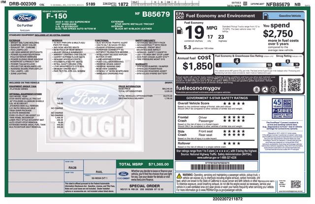 Certified 2022 Ford F150 Platinum image 46
