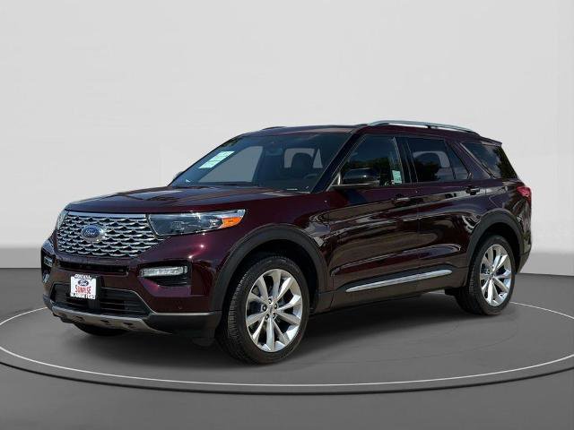 Certified 2023 Ford Explorer Platinum w/ Class IV Trailer Tow Package AWD/4WD image 1