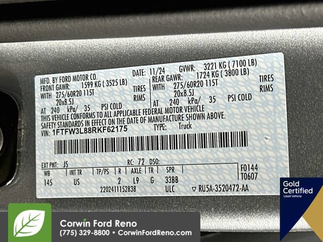 Certified 2024 Ford F150 XLT w/ Equipment Group 302A MID AWD/4WD image 35
