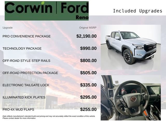 Used 2023 Nissan Frontier PRO-4X w/ Pro Convenience Package AWD/4WD image 3