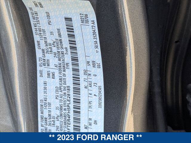 Certified 2023 Ford Ranger Lariat w/ FX4 Off-Road Package AWD/4WD image 24
