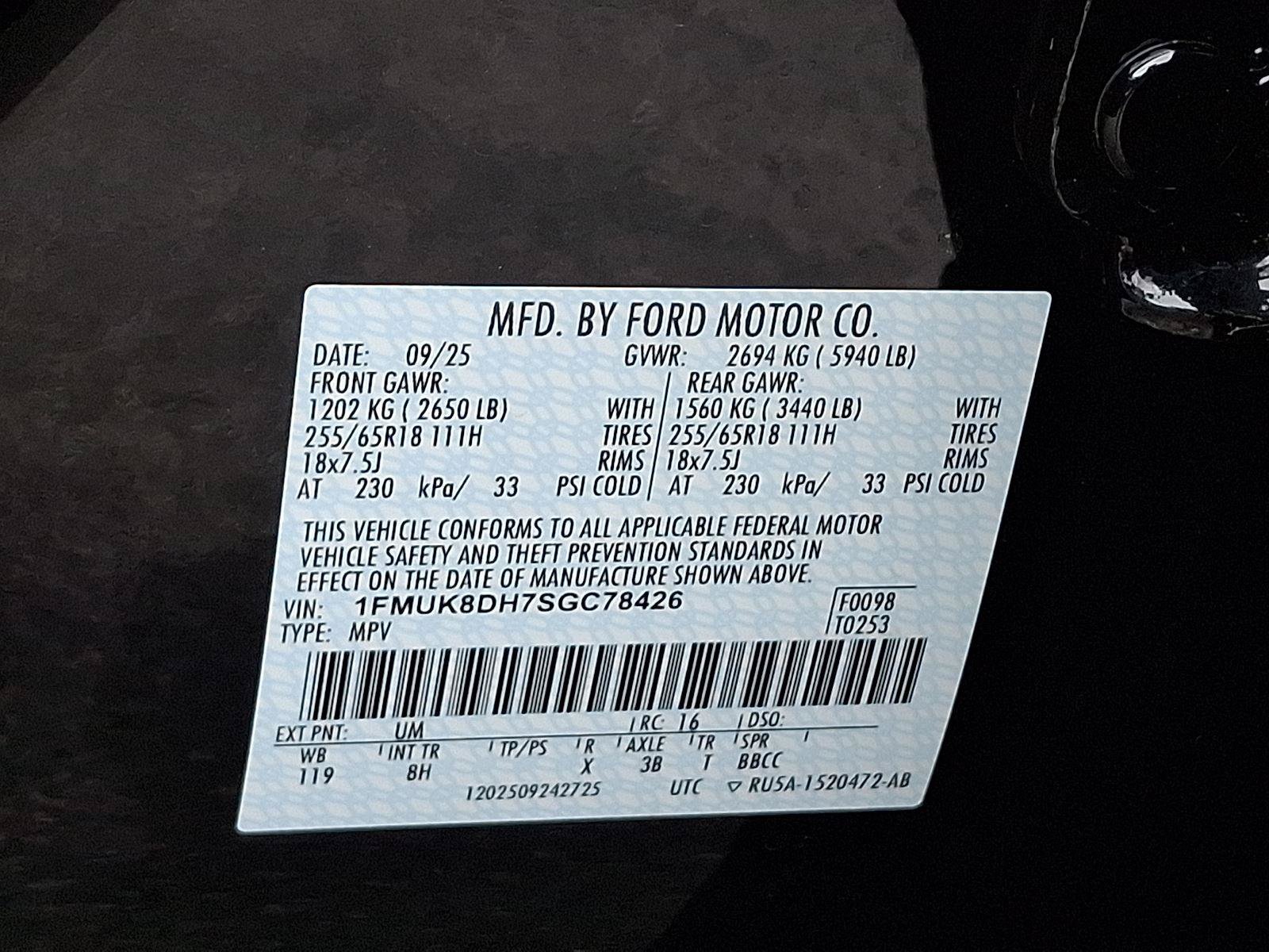 Certified 2025 Ford Explorer Active AWD/4WD image 27