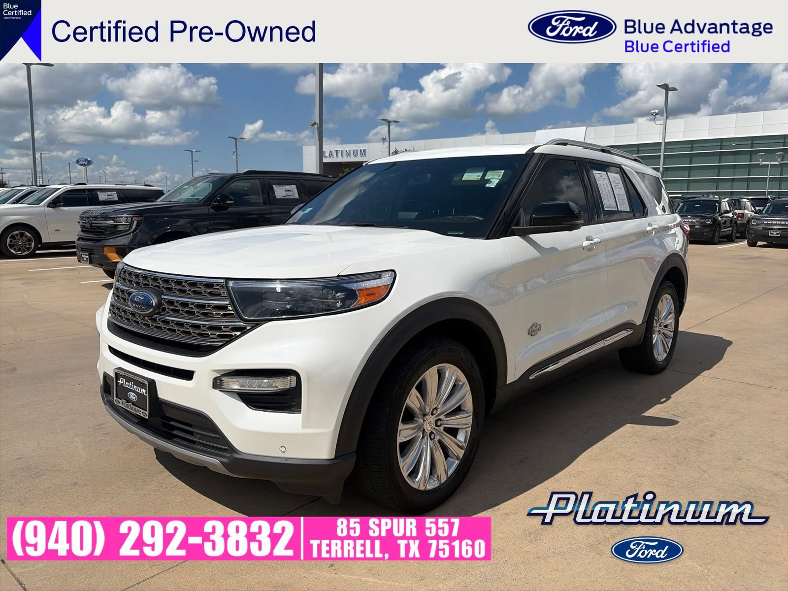 Certified 2022 Ford Explorer King Ranch w/ Technology Package