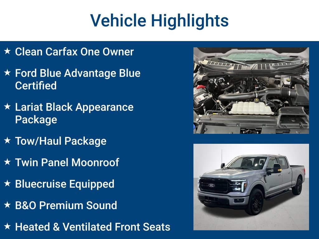 Certified 2025 Ford F150 Lariat AWD/4WD image 3
