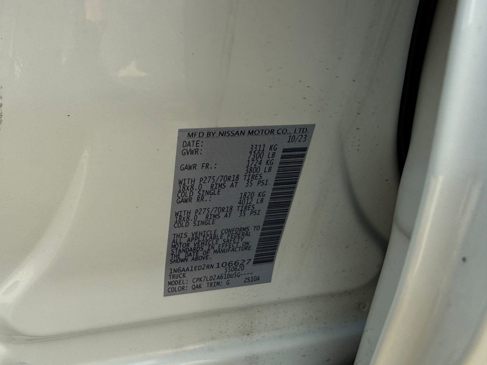 Used 2024 Nissan Titan PRO-4X w/ Pro-4x Convenience Package image 20