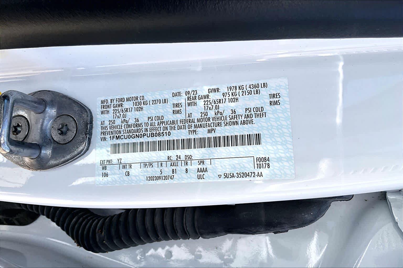 Certified 2023 Ford Escape Active w/ Tech Pack #1 FWD image 34