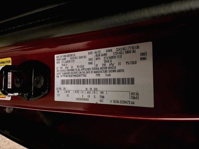 Certified 2022 Ford F150 XLT w/ Equipment Group 302A High AWD/4WD image 33