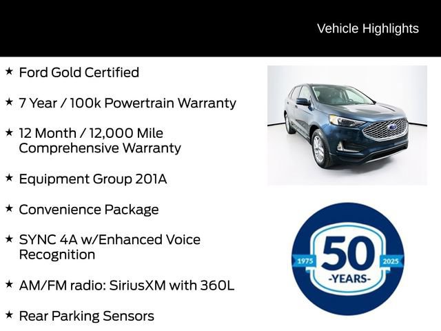 Certified 2024 Ford Edge SEL w/ Convenience Package image 11