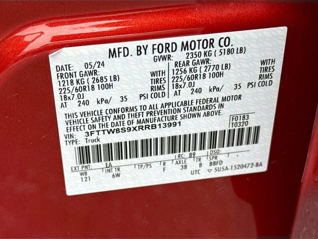 Certified 2024 Ford Maverick Lariat w/ Black Appearance Package AWD/4WD image 37