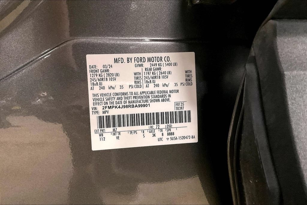 Certified 2024 Ford Edge SEL AWD/4WD image 29