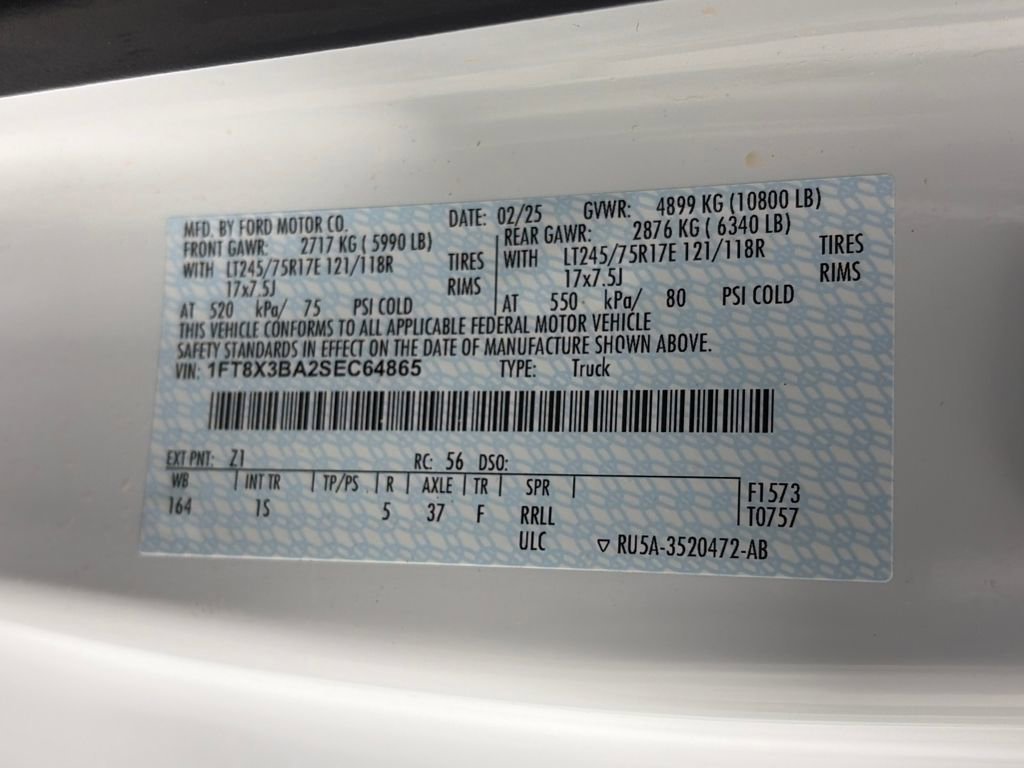 Certified 2025 Ford F350 XL w/ Snow Plow Prep Package image 9