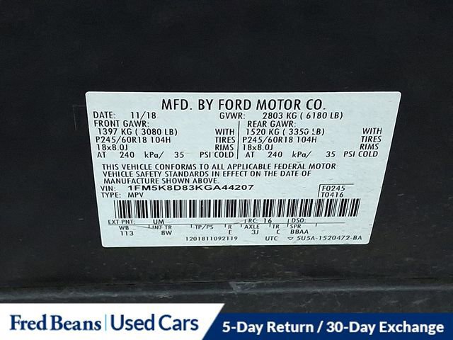 Certified 2019 Ford Explorer XLT w/ Class III Trailer Tow Package image 28