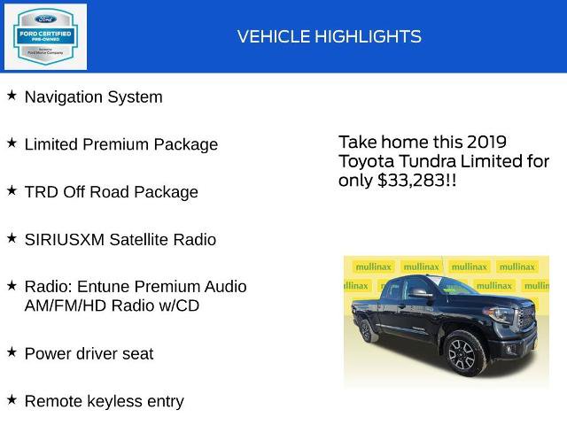 Used 2019 Toyota Tundra Limited w/ Limited Premium Package AWD/4WD image 18
