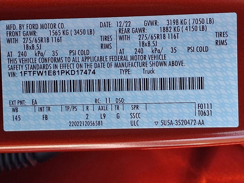 Certified 2023 Ford F150 XLT w/ Equipment Group 302A High image 29