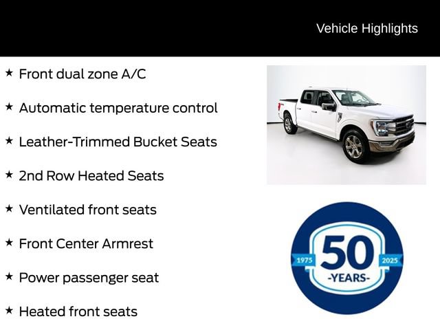 Certified 2023 Ford F150 Lariat w/ Equipment Group 502A High AWD/4WD image 16