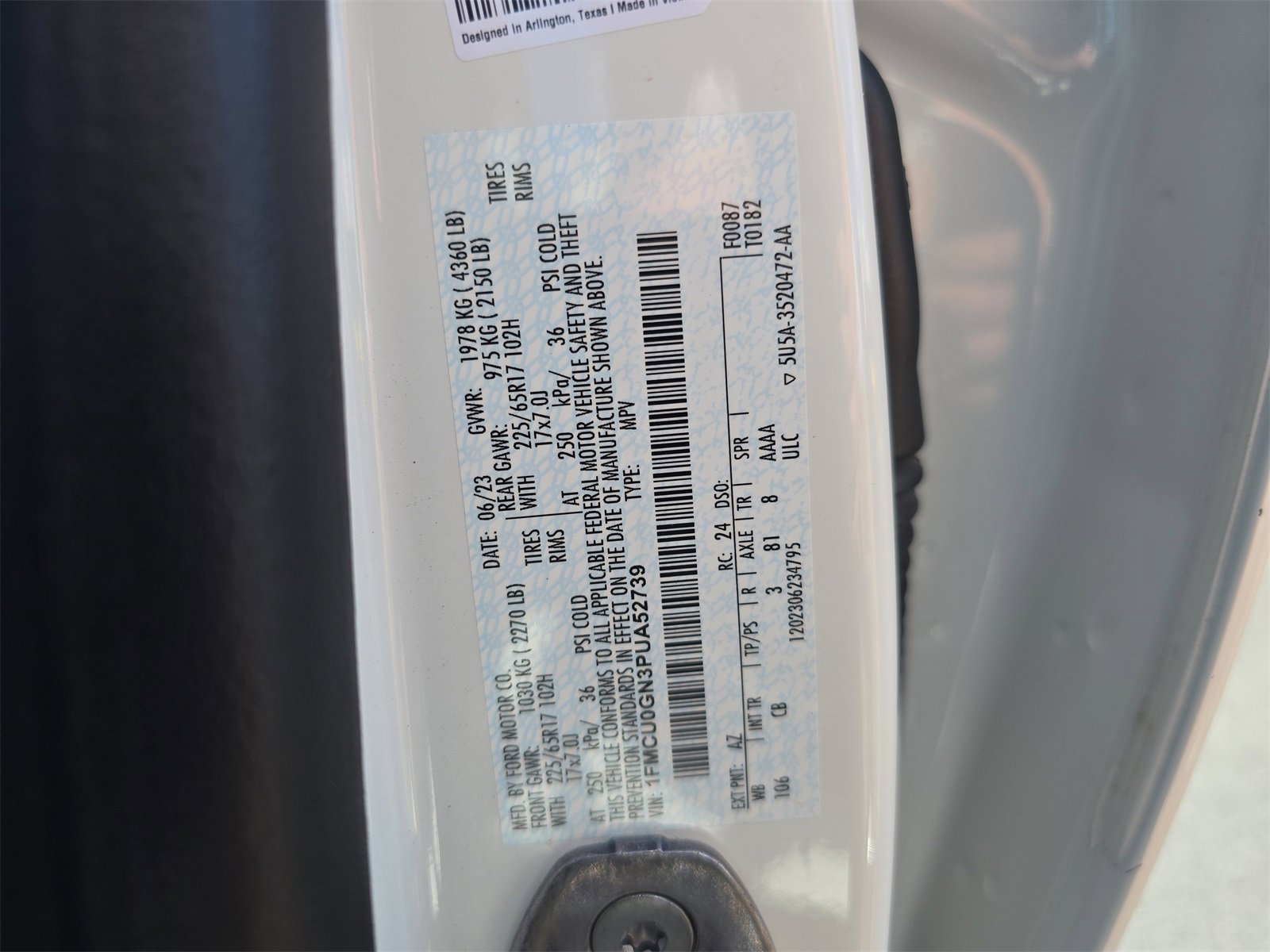 Certified 2023 Ford Escape Active image 28