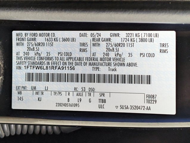 Certified 2024 Ford F150 King Ranch w/ FX4 Off-Road Package AWD/4WD image 34