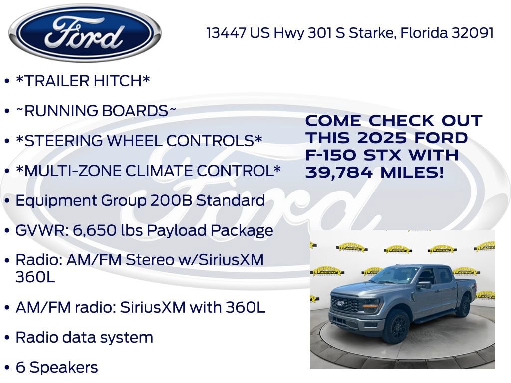 Certified 2025 Ford F150 STX AWD/4WD image 17