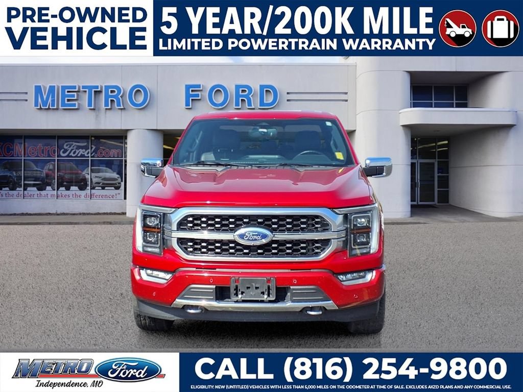 Certified 2022 Ford F150 Platinum w/ Equipment Group 701A High AWD/4WD image 8