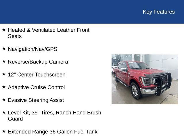 Certified 2022 Ford F150 Lariat w/ Equipment Group 502A High AWD/4WD image 35