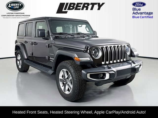 Used 2019 Jeep Wrangler Unlimited Sahara w/ LED Lighting Group image 1