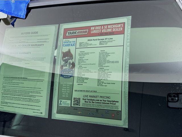 Certified 2024 Ford Escape ST-Line w/ Tech Pack #1 AWD/4WD image 14