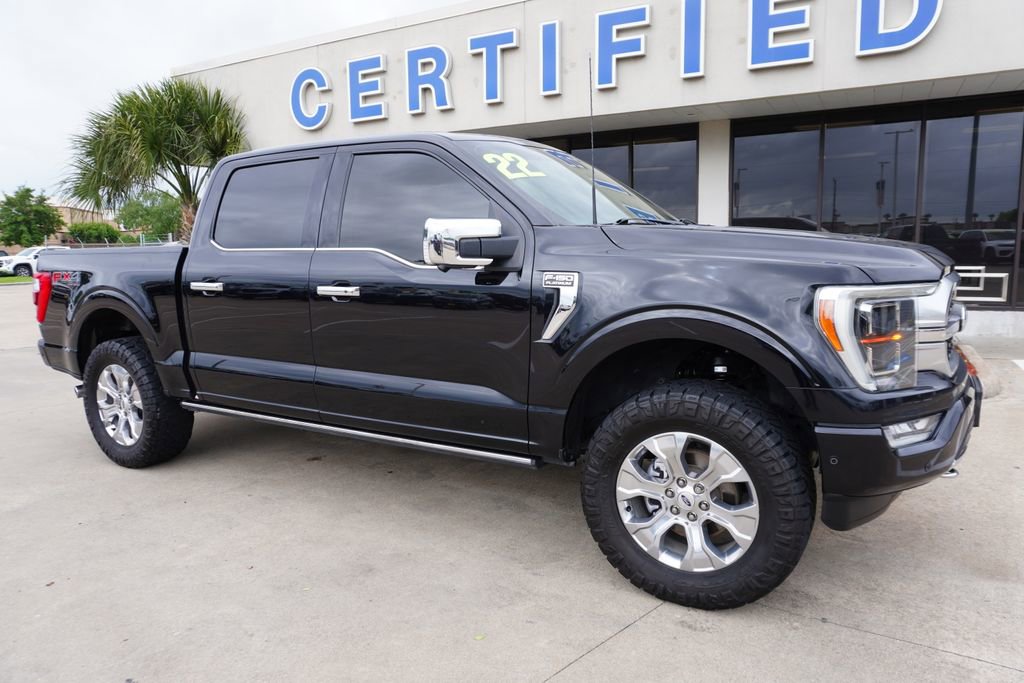 Certified 2022 Ford F150 Platinum w/ Equipment Group 701A High AWD/4WD image 1
