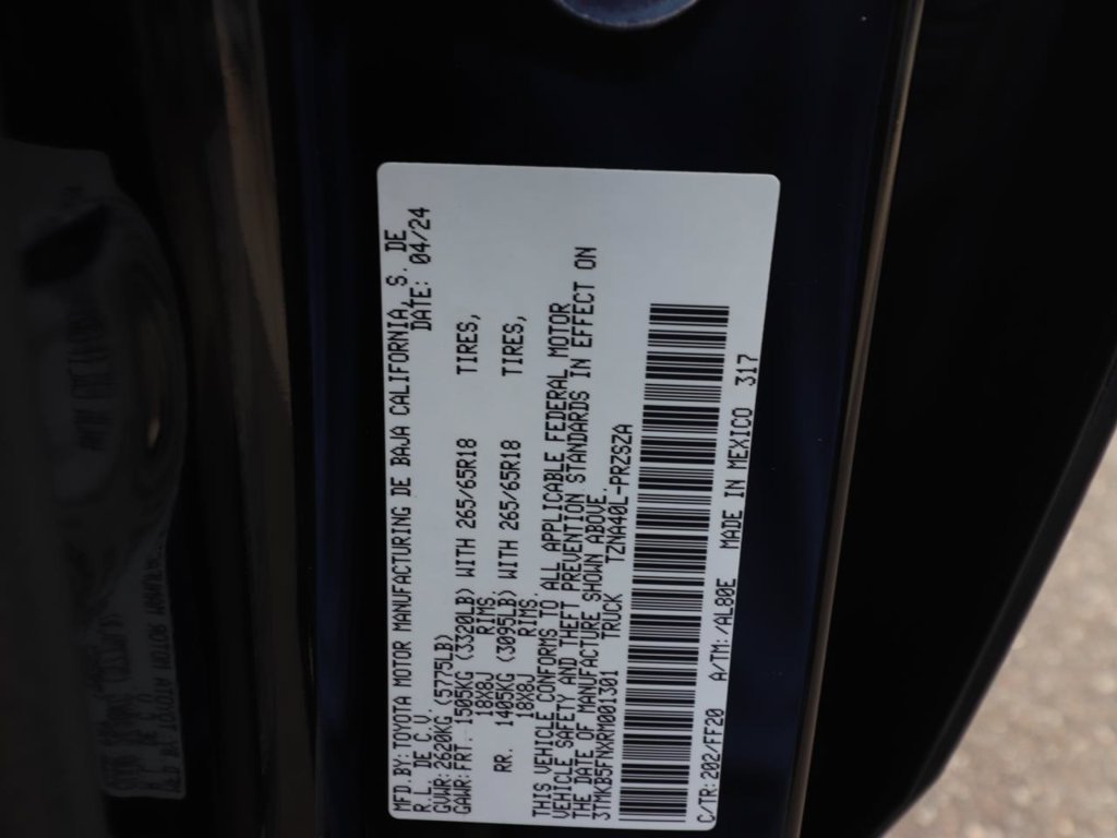 Used 2024 Toyota Tacoma SR5 w/ SR5 Upgrade Package RWD image 24