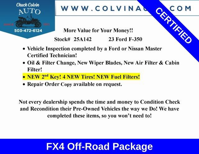 Certified 2023 Ford F350 XLT w/ FX4 Off-Road Package image 11