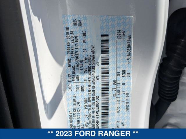 Certified 2023 Ford Ranger XLT w/ Tremor Off-Road Package AWD/4WD image 25