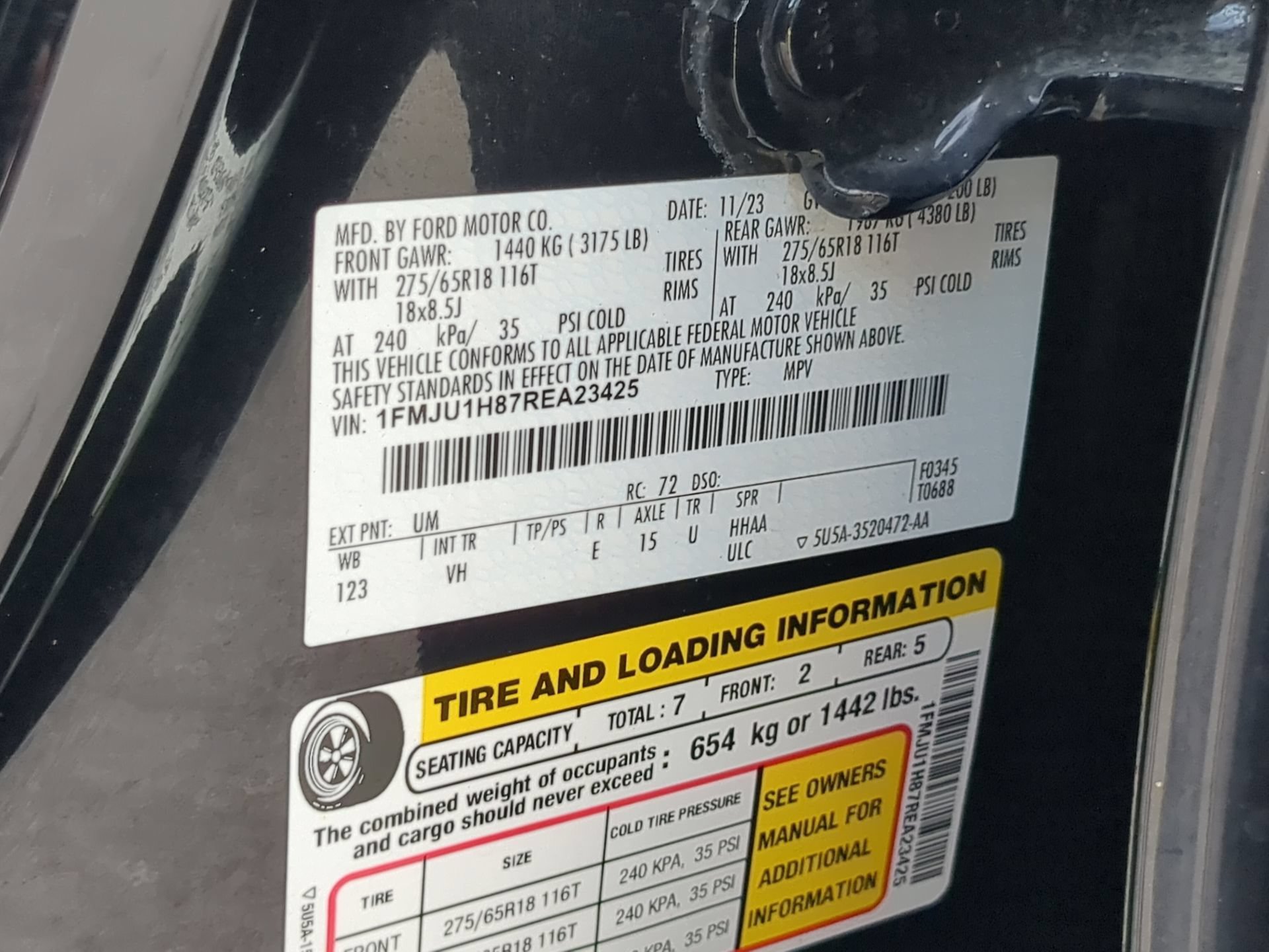 Certified 2024 Ford Expedition XLT RWD image 74