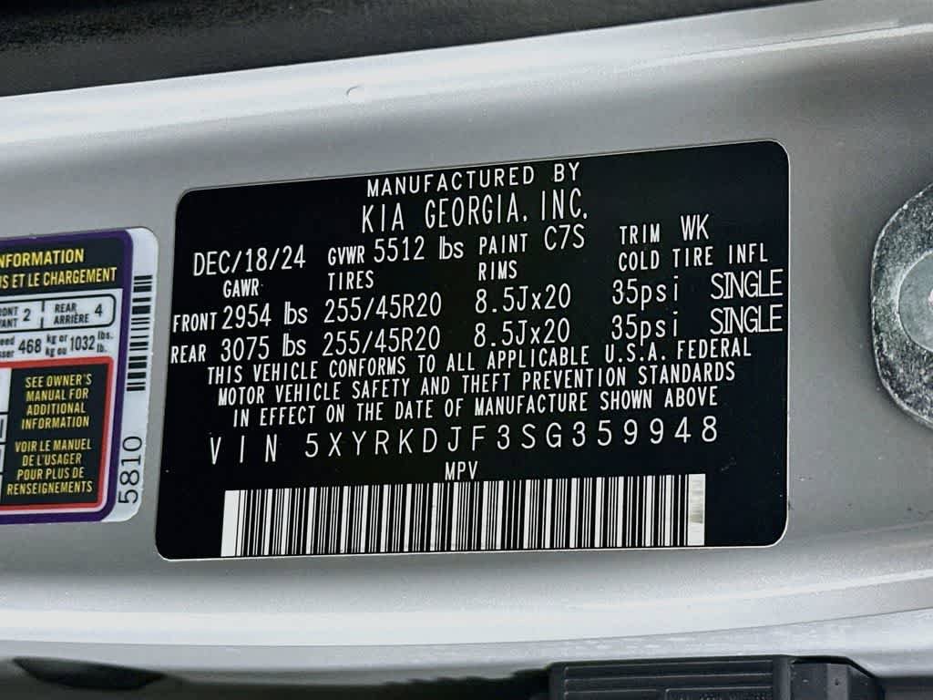 Used 2025 Kia Sorento SX Prestige AWD/4WD image 23