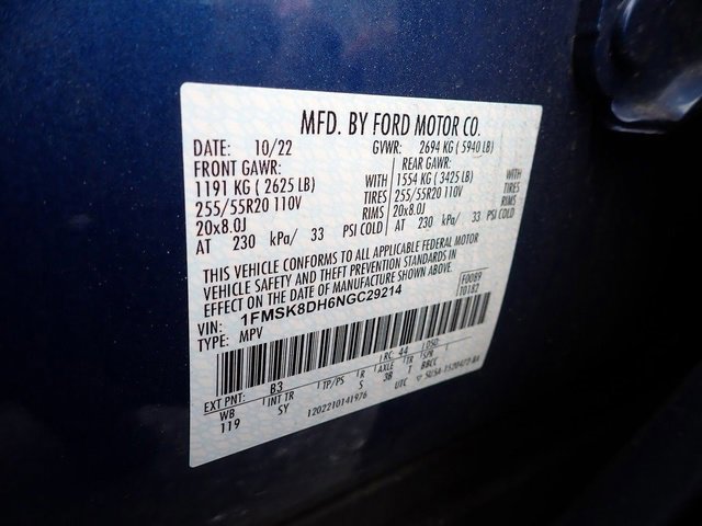 Certified 2022 Ford Explorer XLT w/ Equipment Group 202A image 13