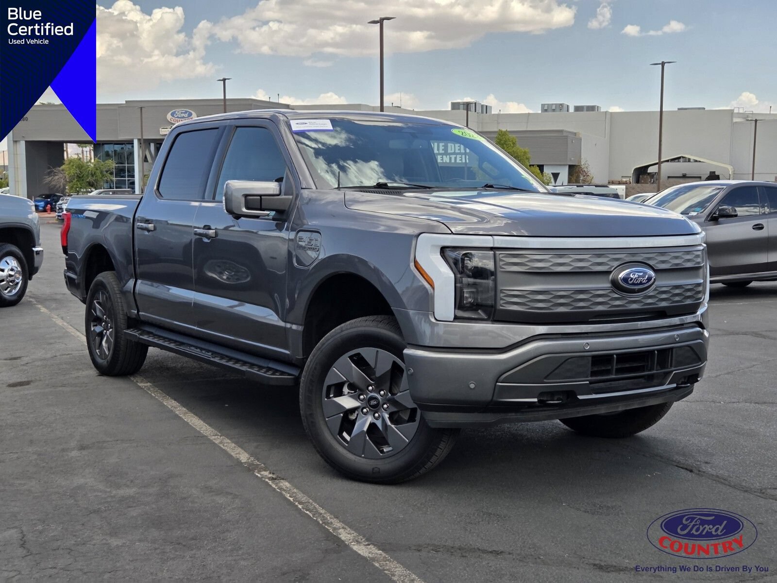 Certified 2023 Ford F150 Lightning Lariat w/ Equipment Group 511A High