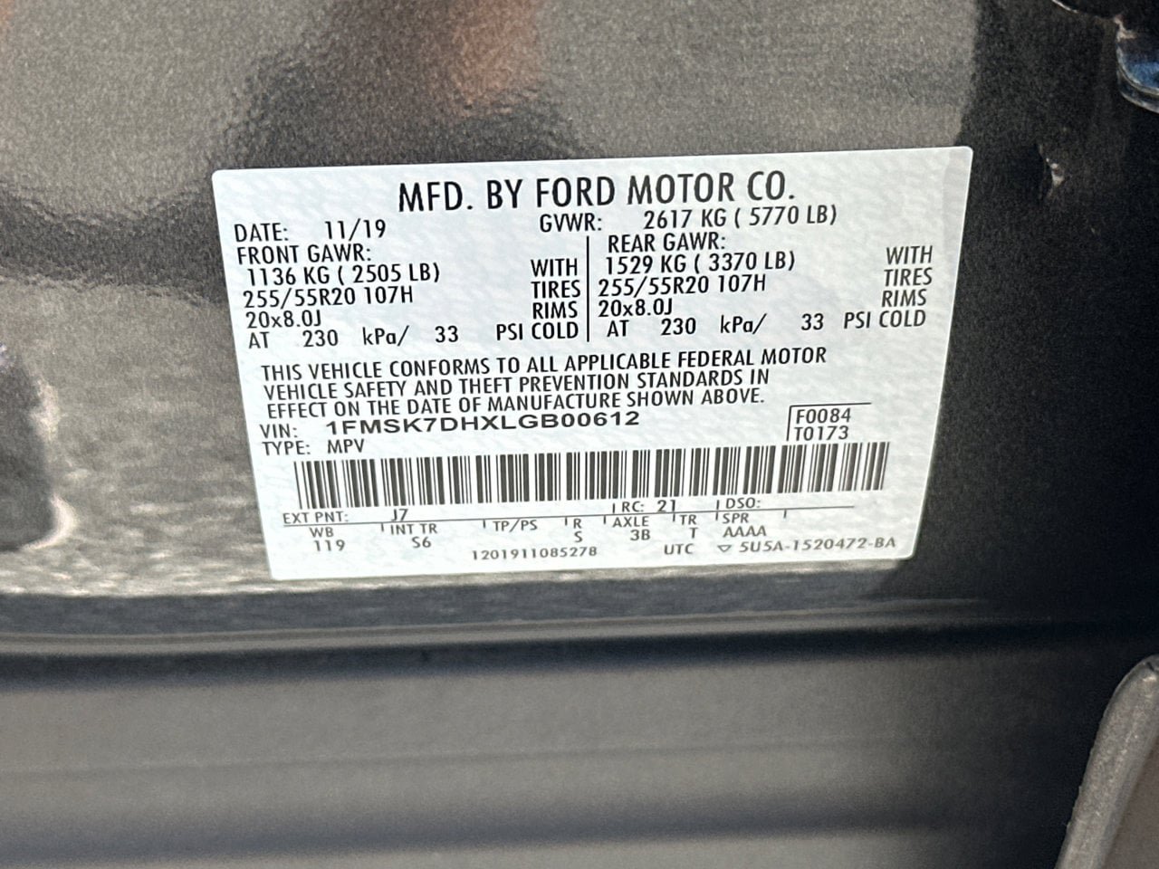 Certified 2020 Ford Explorer XLT w/ Equipment Group 202A RWD image 36