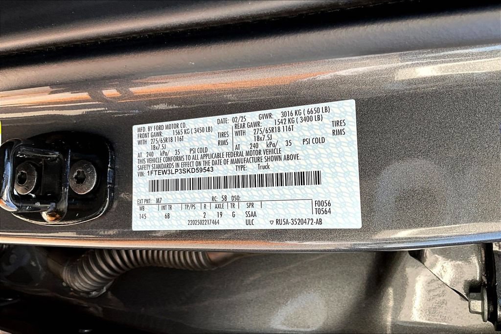 Certified 2025 Ford F150 XLT w/ Equipment Group 301A Standard AWD/4WD image 21
