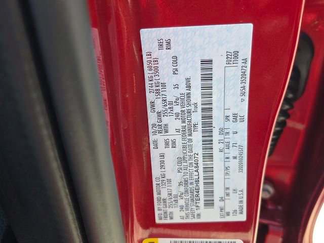 Certified 2020 Ford Ranger XLT w/ Equipment Group 301A Mid RWD image 12