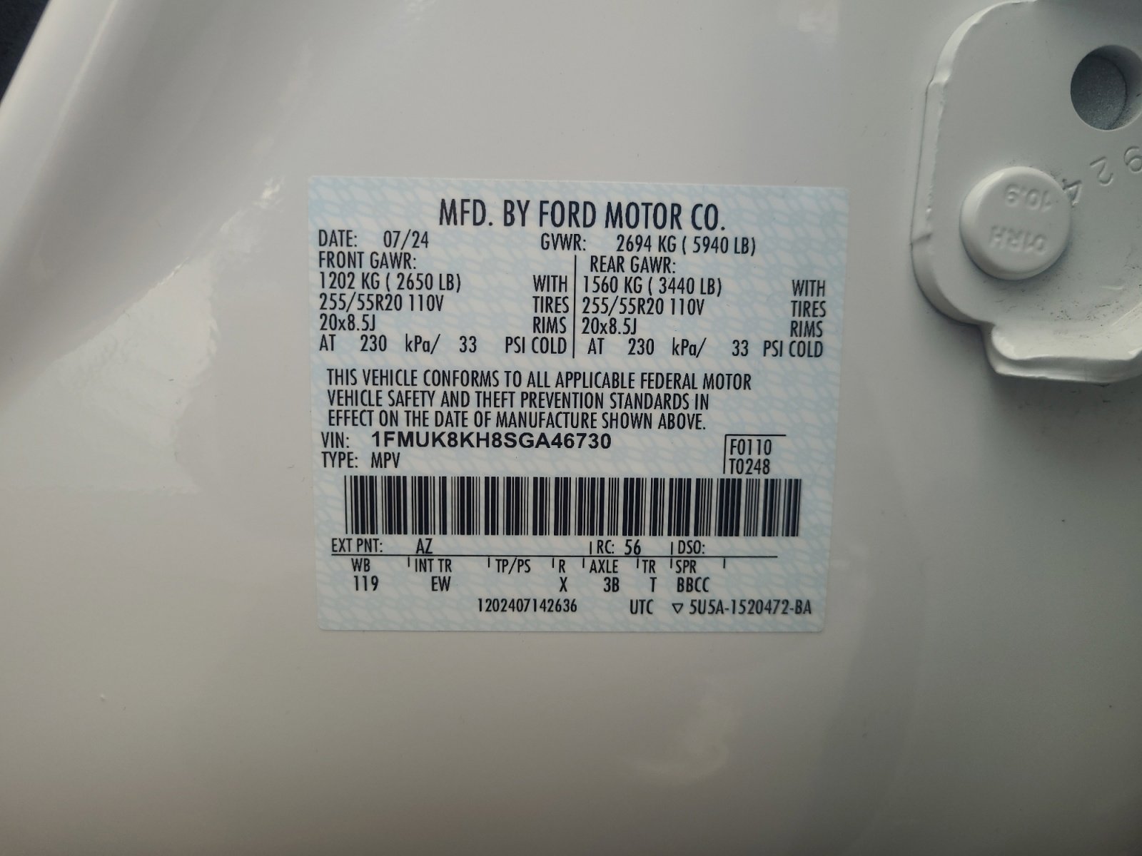 Certified 2025 Ford Explorer ST-Line image 25