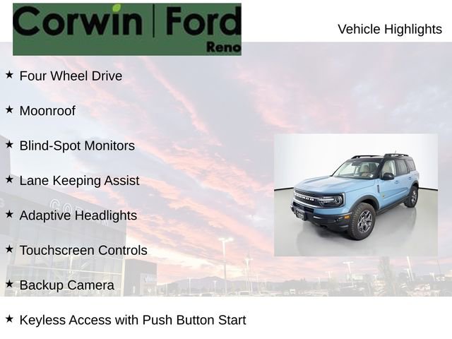 Certified 2022 Ford Bronco Sport Badlands w/ Premium Package AWD/4WD image 7