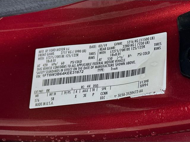Certified 2019 Ford F350 Lariat w/ Chrome Package AWD/4WD image 34
