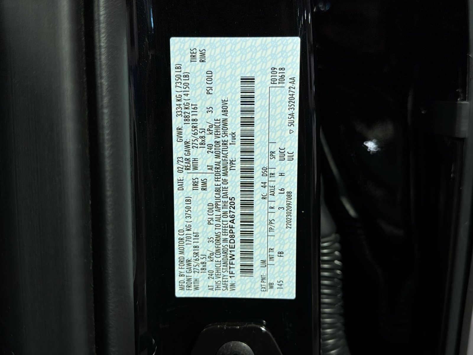 Certified 2023 Ford F150 XLT w/ Equipment Group 302A High AWD/4WD image 38
