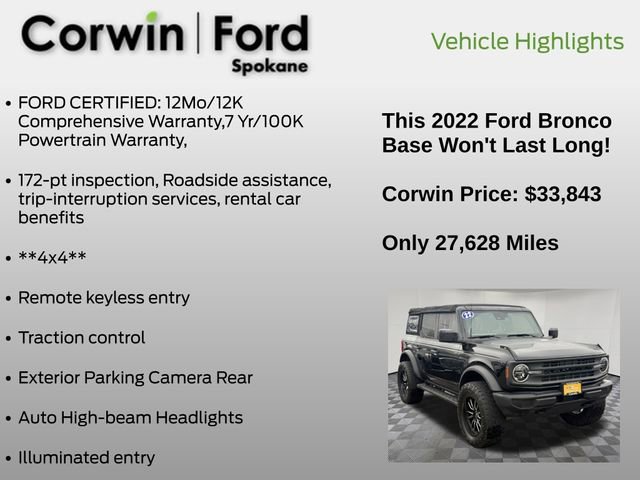 Certified 2022 Ford Bronco 4-Door image 12