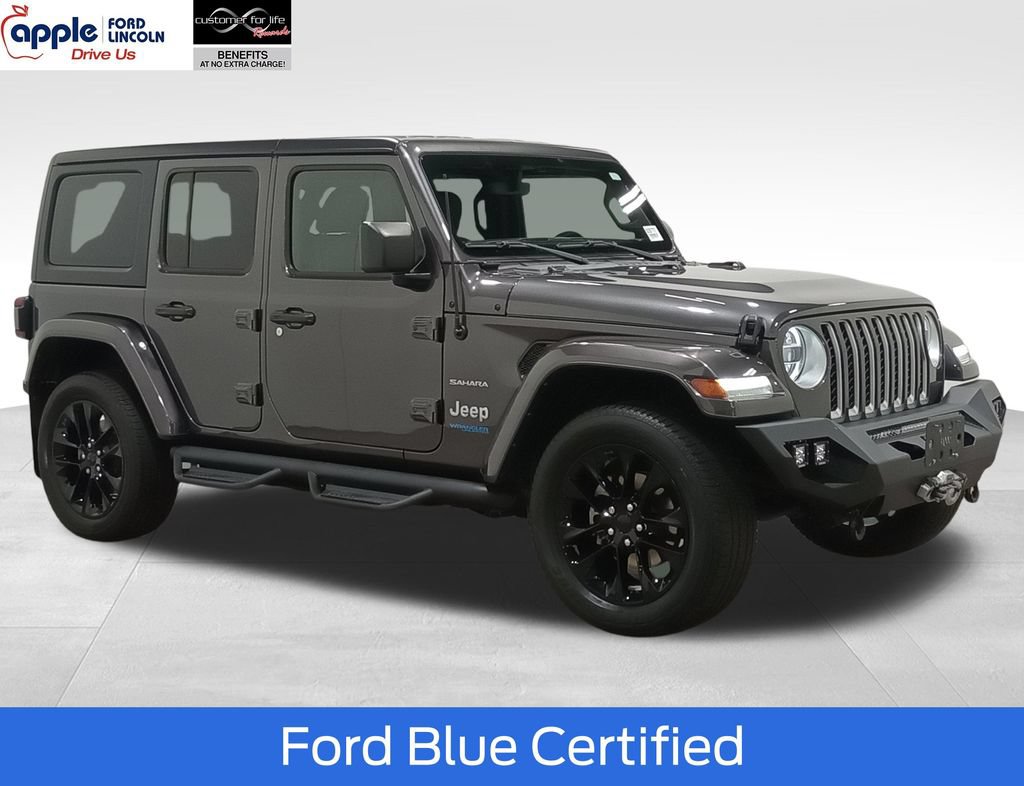 Used 2022 Jeep Wrangler Unlimited Sahara w/ Cold Weather Group AWD/4WD image 1
