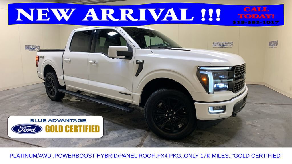 Certified 2024 Ford F150 Platinum w/ Equipment Group 702A High