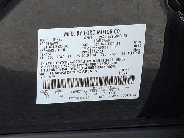 Certified 2023 Ford Explorer XLT w/ Equipment Group 202A AWD/4WD image 28