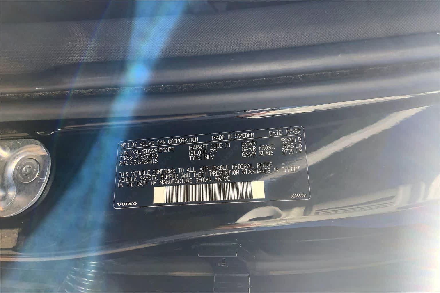Used 2023 Volvo XC60 B5 Core w/ Climate Package FWD image 37